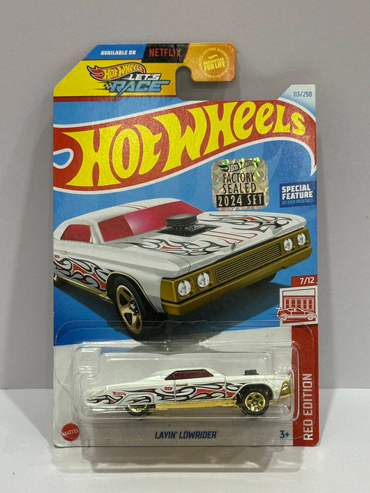 Hot Wheels Red Edition Layin' Lorider - Factory Sealed - 1:64 Diecast Car