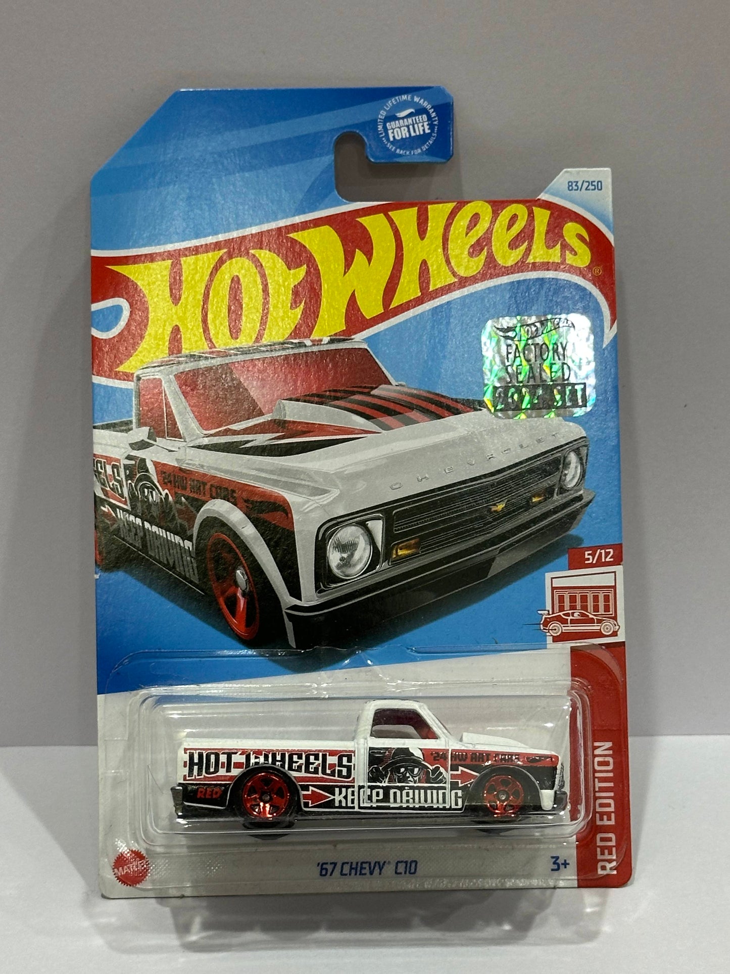 Hot Wheels Red Edition '67 Chevy C10 - Factory Sealed - 1:64 Diecast Car