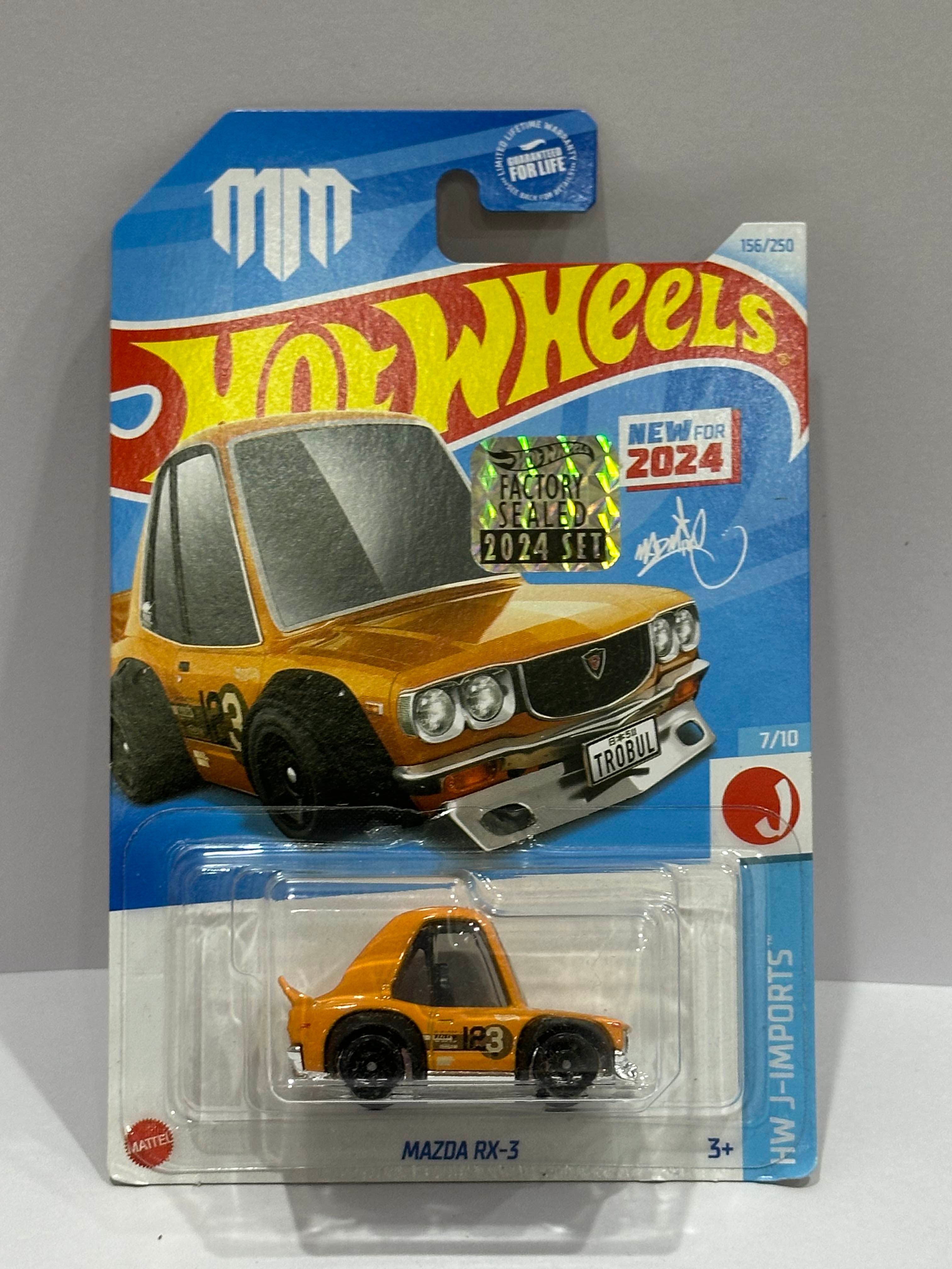 HOT WHEELS MAZDA RX-3 - FACTORY SEALED