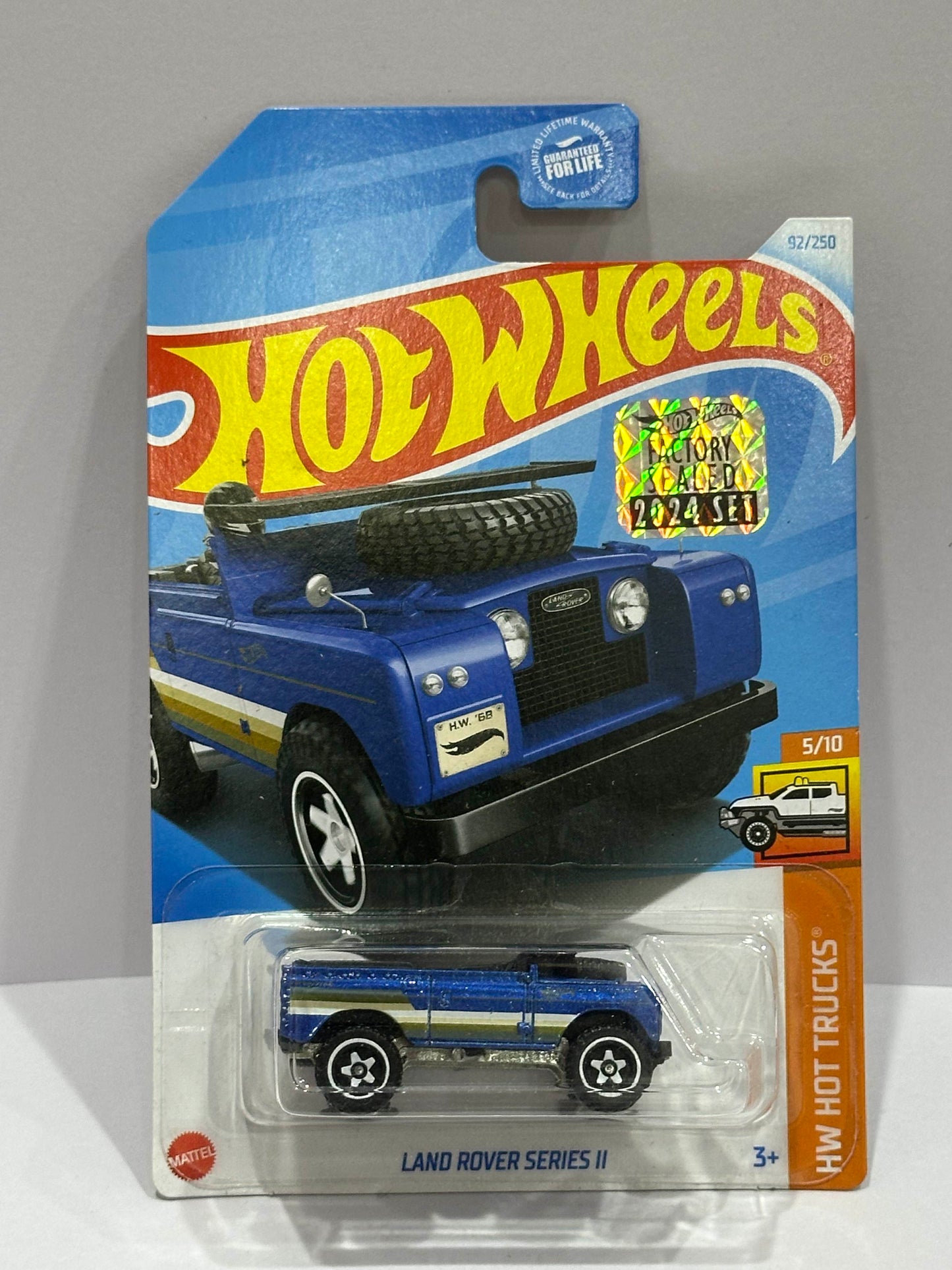 Hot Wheels Land Rover Series II - Factory Sealed - 1:64 Diecast Car