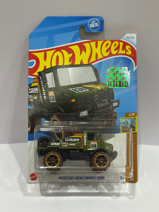 Hot Wheels Mercedes-Benz Unimog 1300L - Factory Sealed - 1:64 Diecast Car