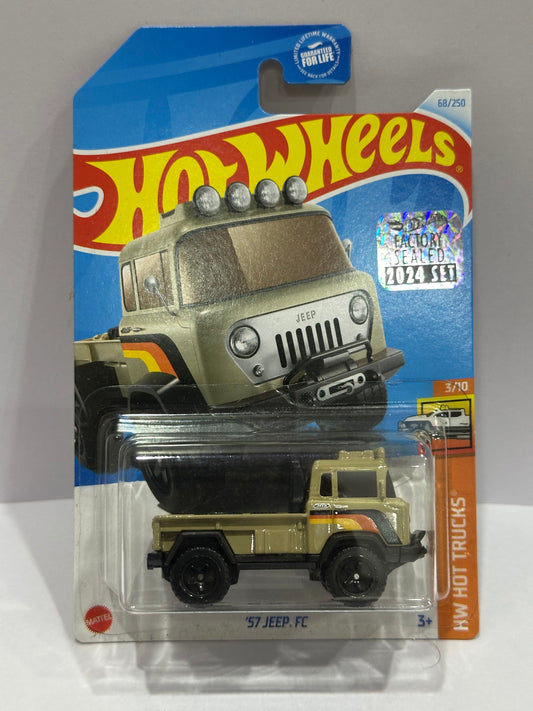 Hot Wheels '57 Jeep Fc - Factory Sealed - 1:64 Diecast Car