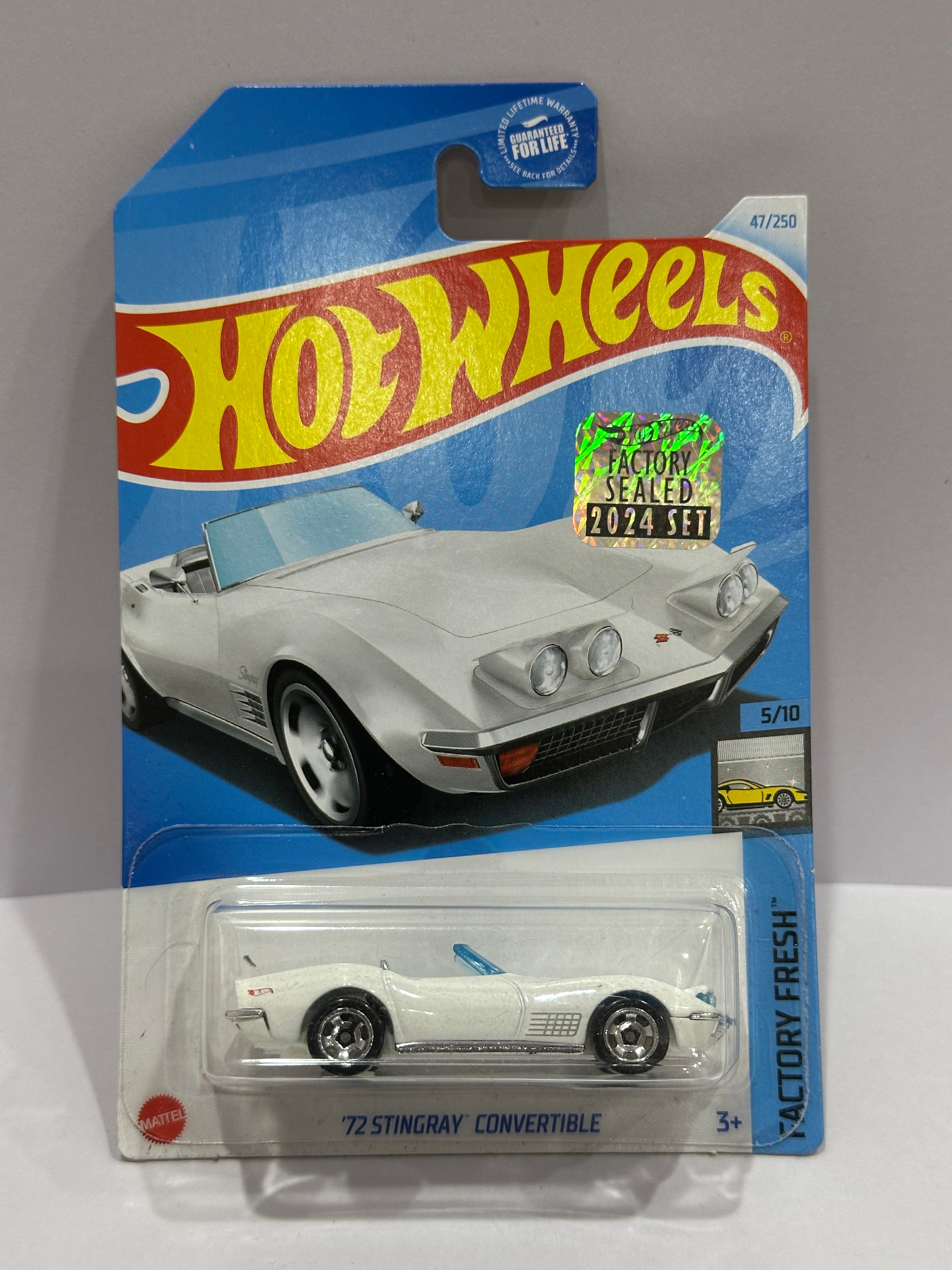 HOT WHEELS '72 STIGRAY CONVERTIBLE - FACTORY SEALED