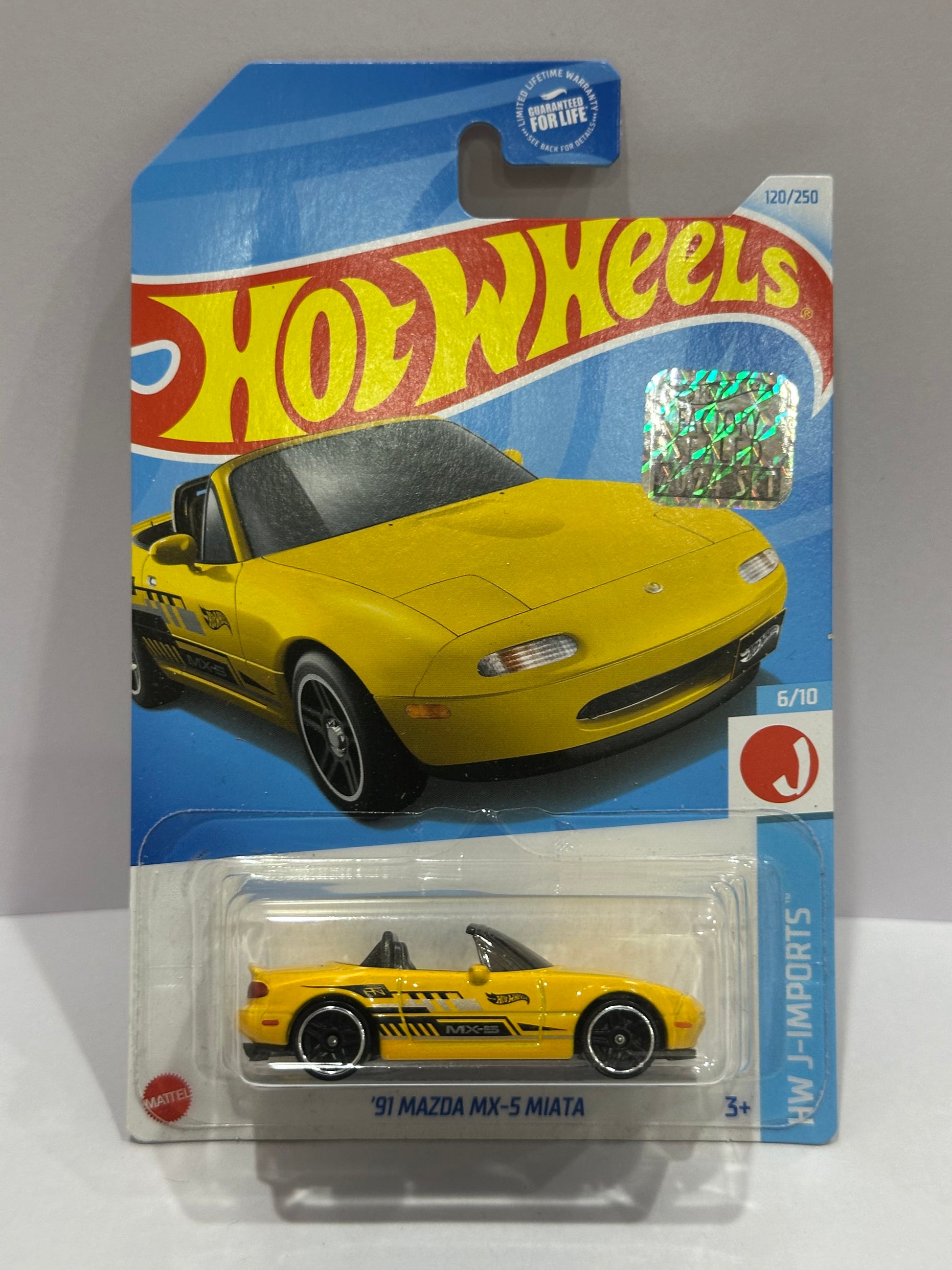 Hot Wheels '91 Mazda Mx-5 Miata - Factory Sealed — 1:64 Hot Wheels diecast collectible from Indian Diecast Hub