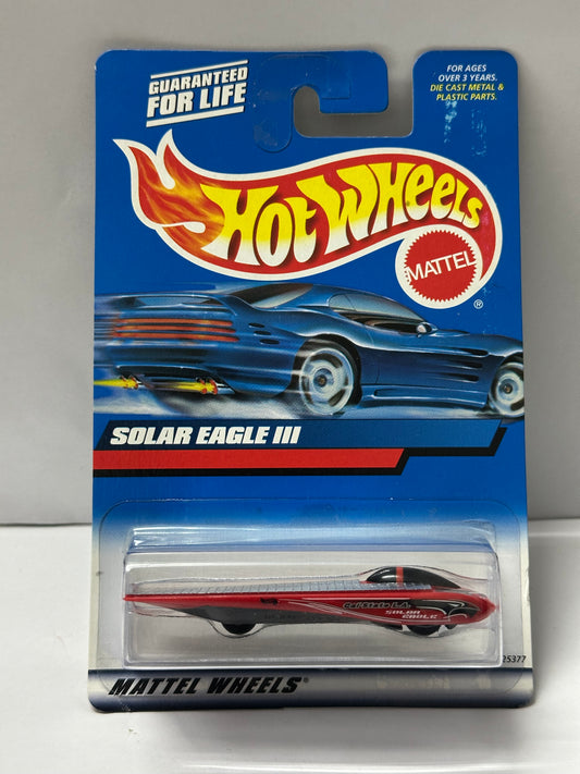 HOT WHEELS VINTAGE CARD SOLAR EAGLE III