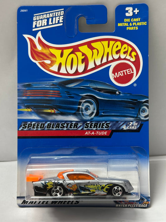 HOT WHEELS VINTAGE CARD SPEED BLASTER SERIES AT-A-TUDE
