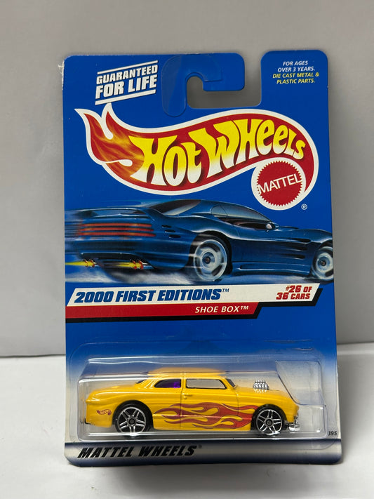 HOT WHEELS VINTAGE CARD 2000 FIRST EDITIONS SHOE BOX