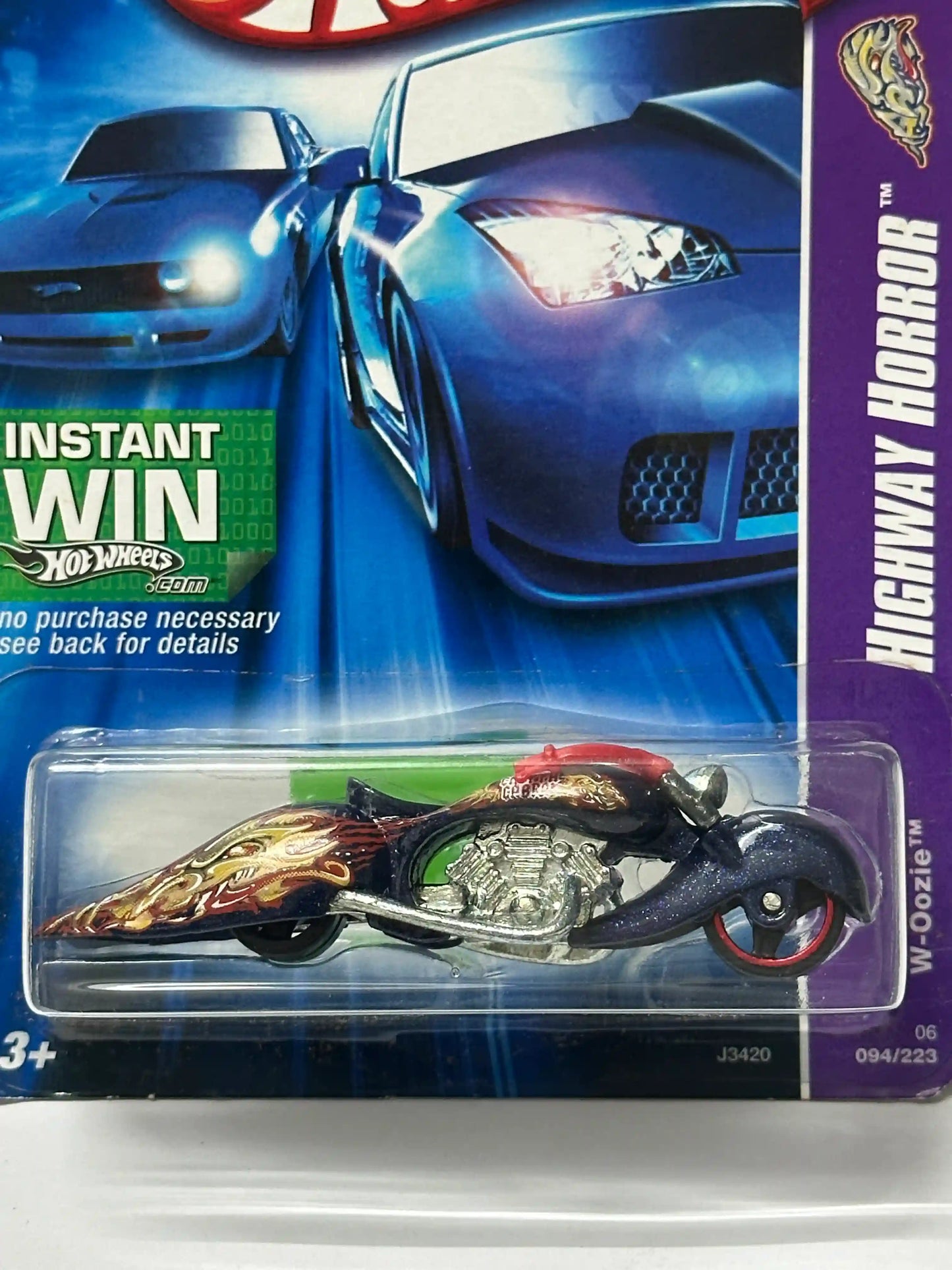 Hot Wheels W-Oozie (Dark Blue/Black) - Highway Horror 4/5 - #94