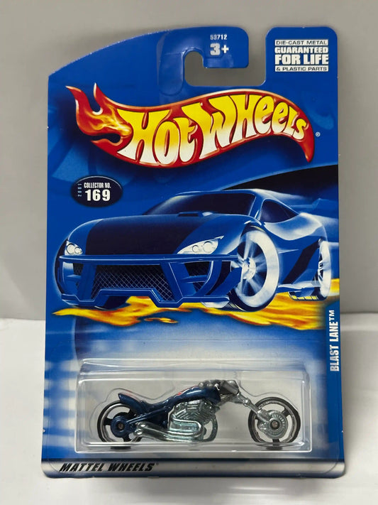 Hot Wheels Blast Lane (Blue) - Collector #169 (2001)