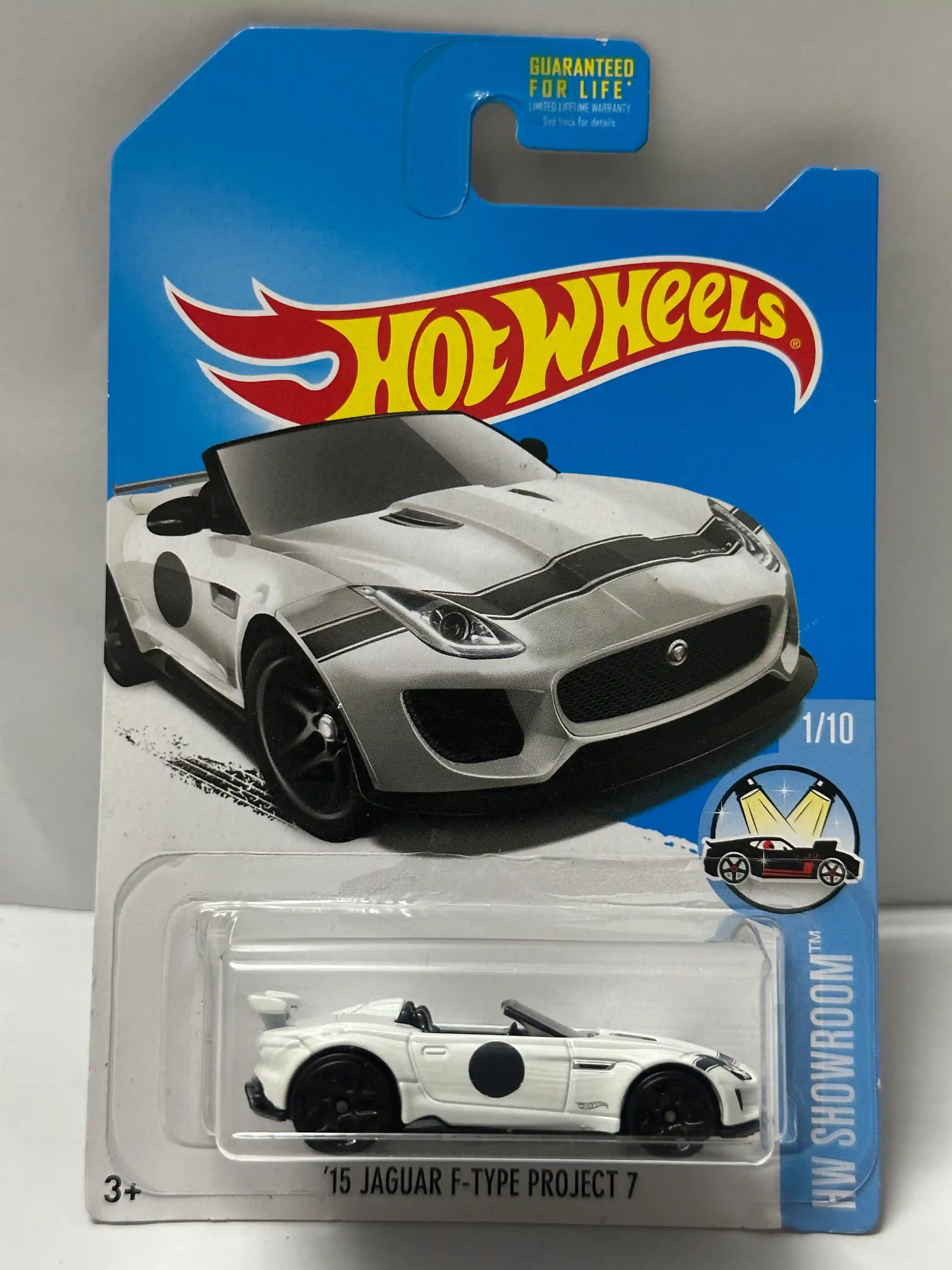 Hot Wheels '15 Jaguar F-Type (White) - HW Showroom 1/10