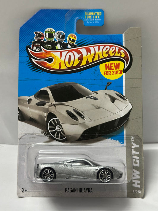 Hot Wheels Pagani Huayra (silver) - HW City (2013) - 1:64 Diecast Car