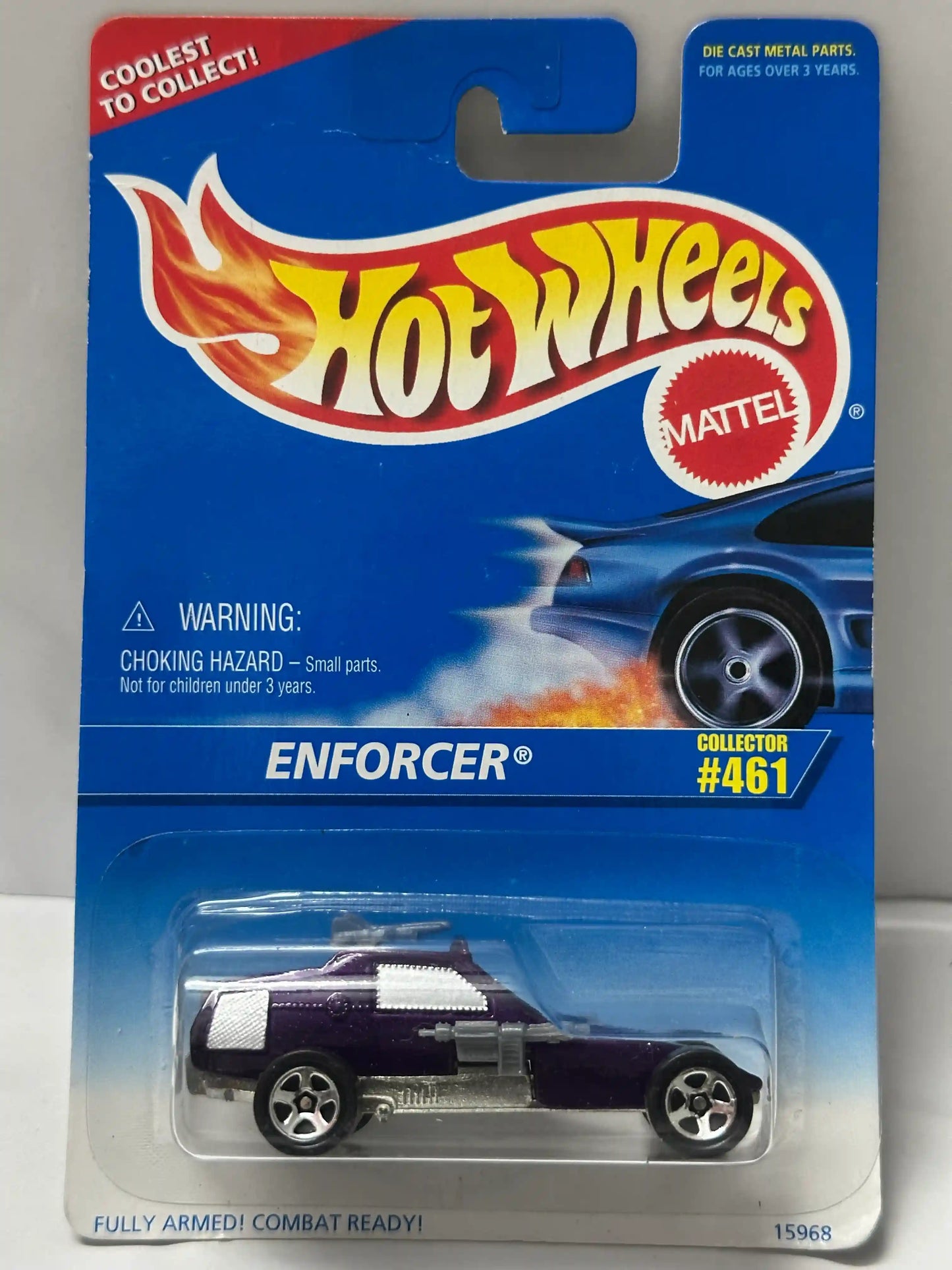 Hot Wheels Enforcer (Purple, 5-Spoke)