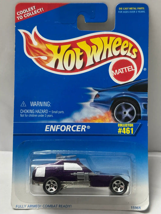 Hot Wheels Enforcer (Purple, 5-Spoke)