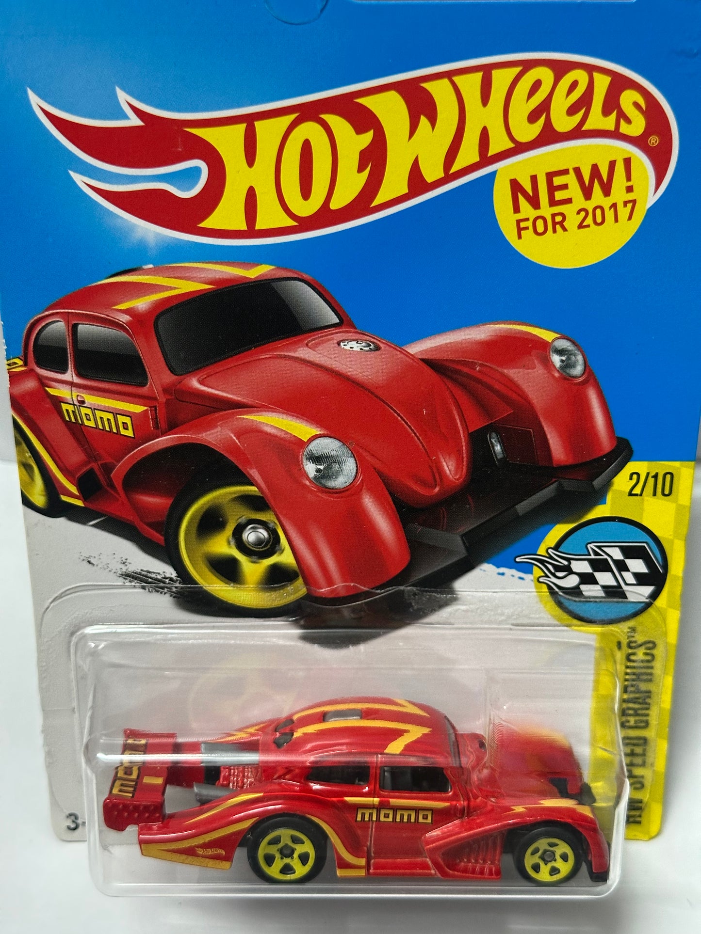 Hot Wheels Volkswagen Kafer Racer (Red) - HW Speed Graphics 56/365 (2017)