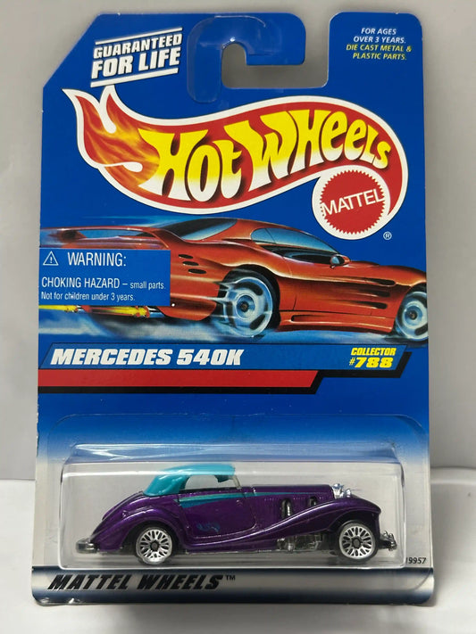 Hot Wheels Mercedes-Benz 540K - Collector #788 (Lace Wheels)