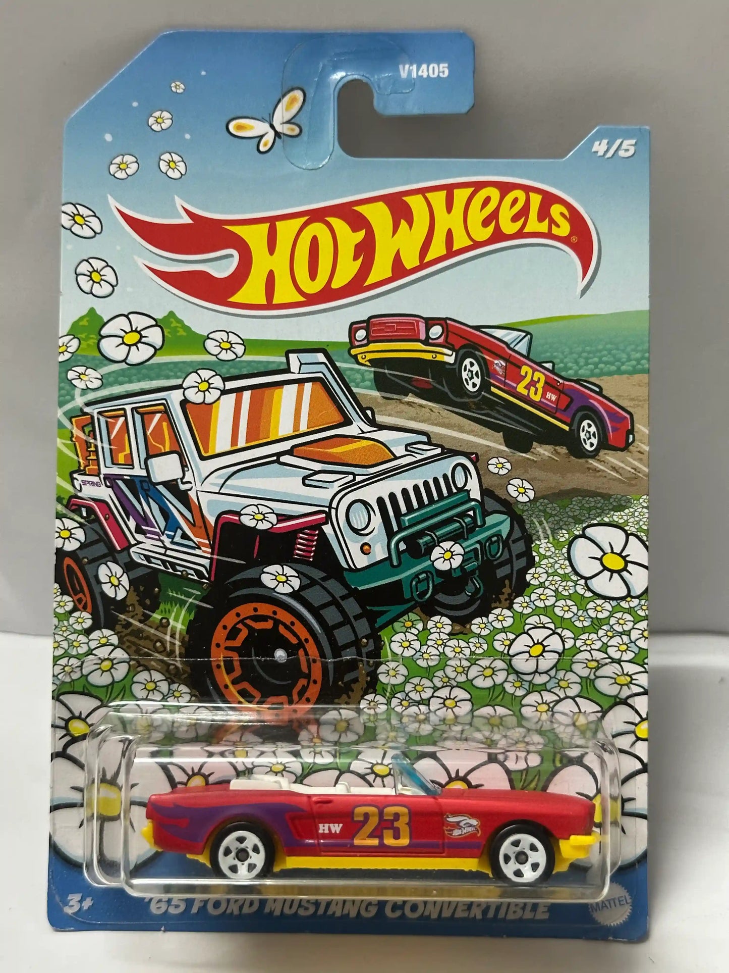 Hot Wheels '65 Ford Mustang Convertible - 1:64 Diecast Car