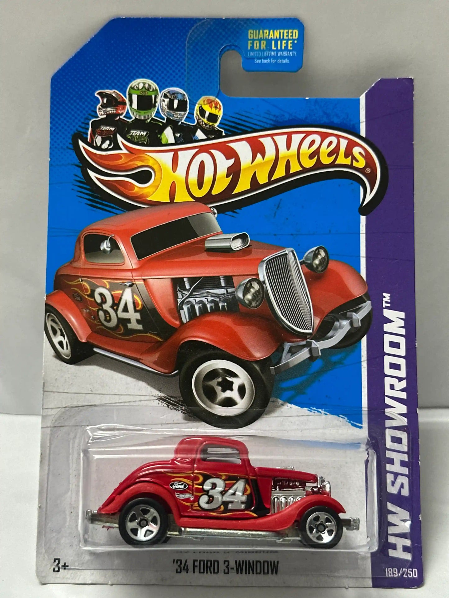 Hot Wheels '34 Ford 3-Window (Red) - HW Showroom 189/250