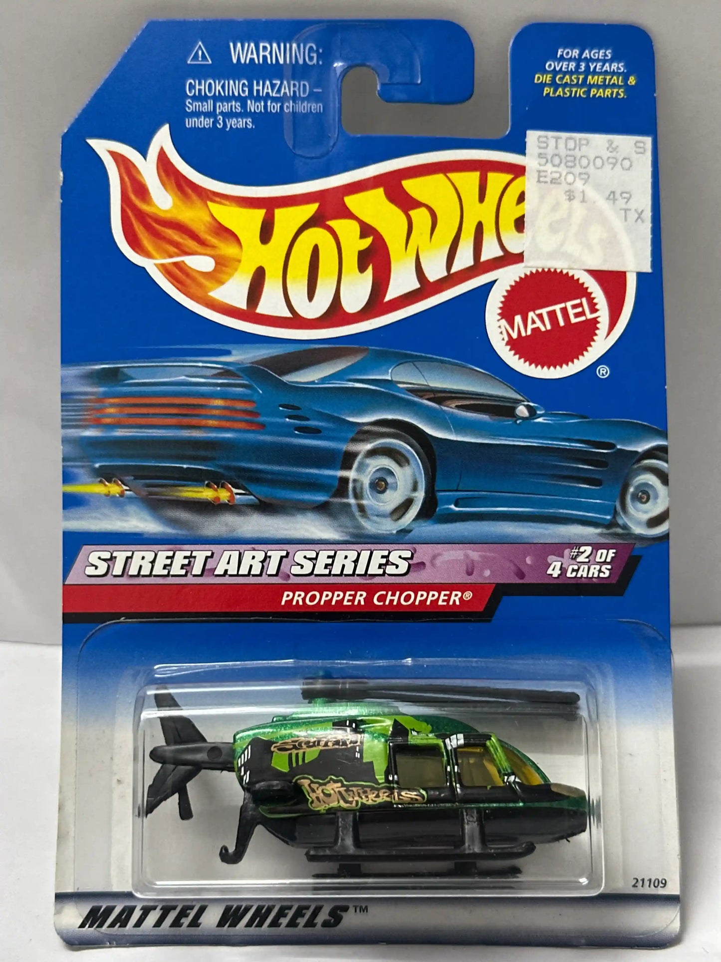 Hot Wheels Street Art Series Propper Chopper - 1:64 Diecast Car