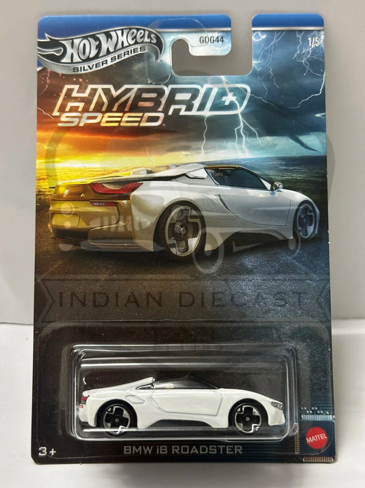 HOT WHEELS SILVER SERIES HYBRID SPEED BMW I8 ROADSTER
