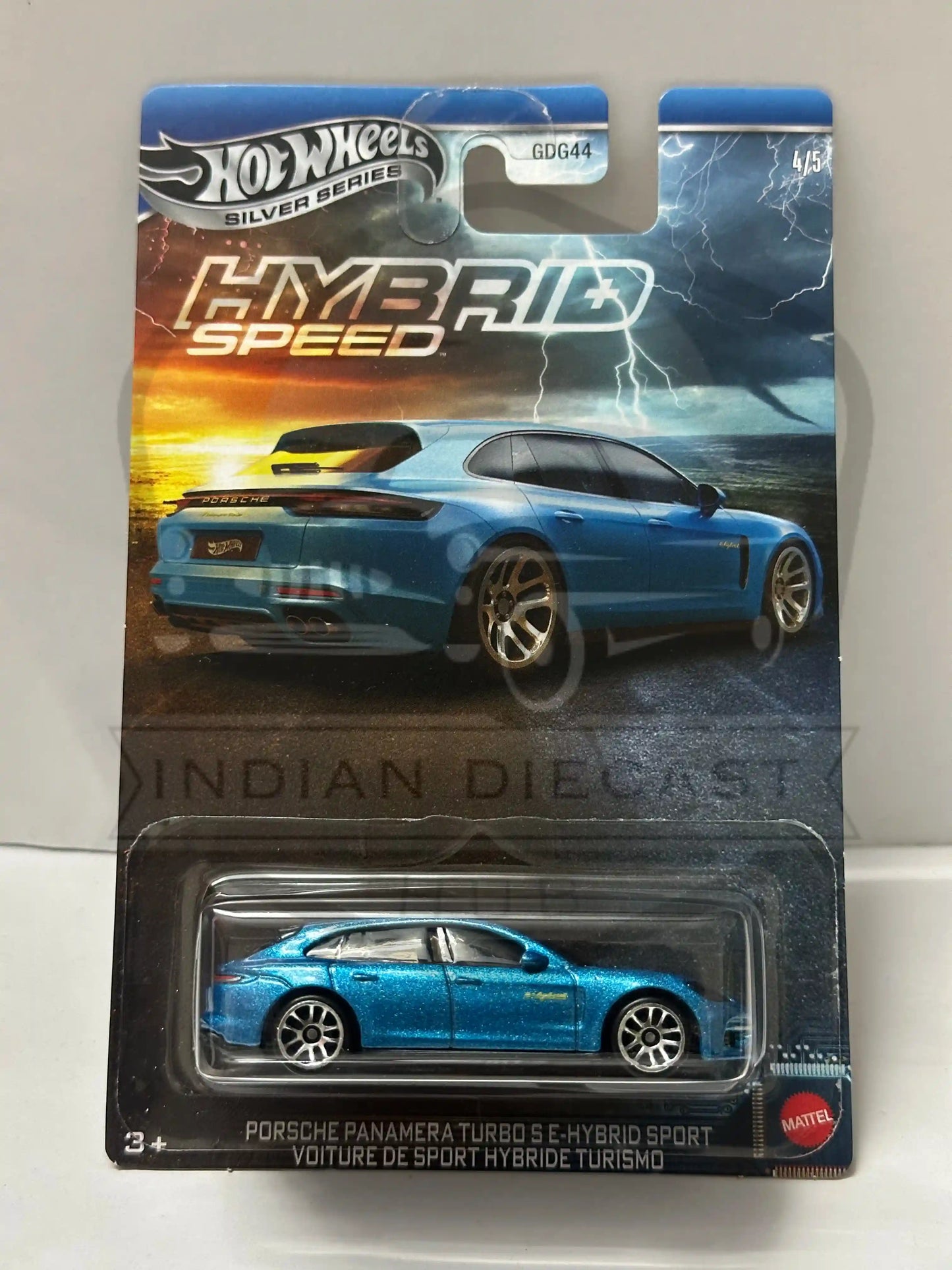 Hot Wheels Silver Series Hybrid Speed Porsche Panamera Turbo - 1:64 Diecast Car