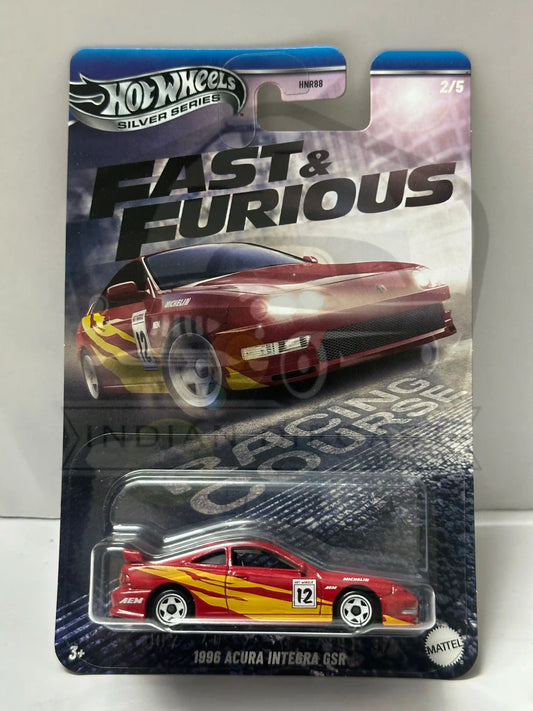 HOT WHEELS SILVER SERIES FAST AND FURIOUS 1996 ACURA INTEGRA GSR
