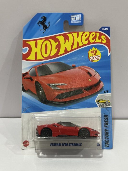 Hot Wheels Ferrari SF90 Stradale - Factory Fresh 191/250