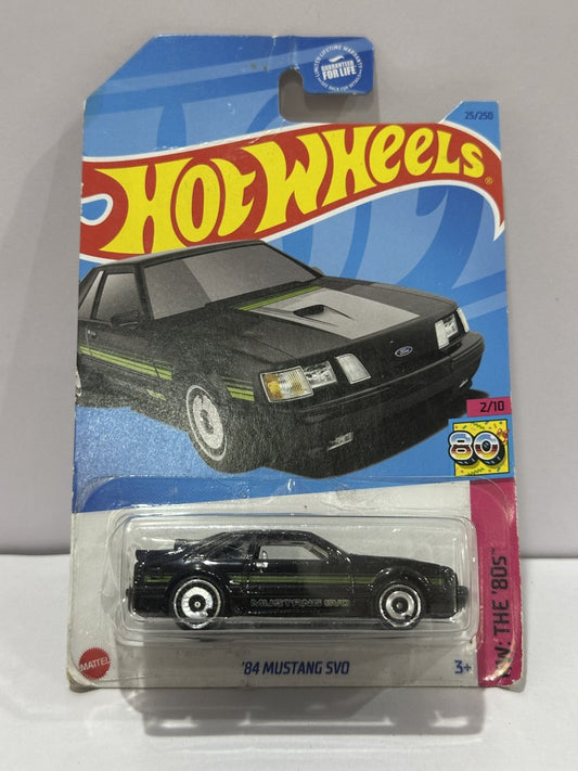 Hot Wheels '84 Mustang SVO - Black - HW The 80s 25/250