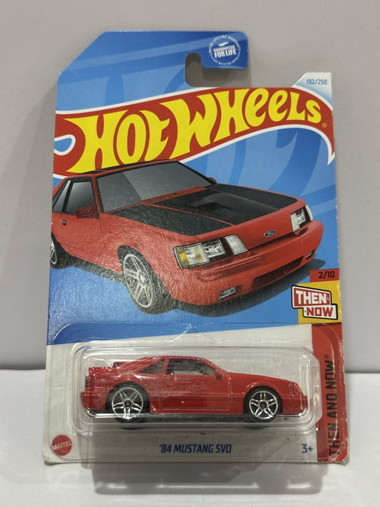 Hot Wheels '84 Mustang SVO - Red - Then and Now 192/250