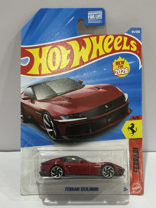 Hot Wheels Ferrari 12Cilindri - Ferrari (New 2026) 94/250