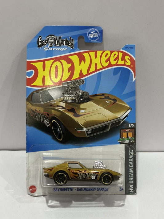 Hot Wheels '68 Corvette - Gas Monkey Garage - HW Dream Garage 139/250