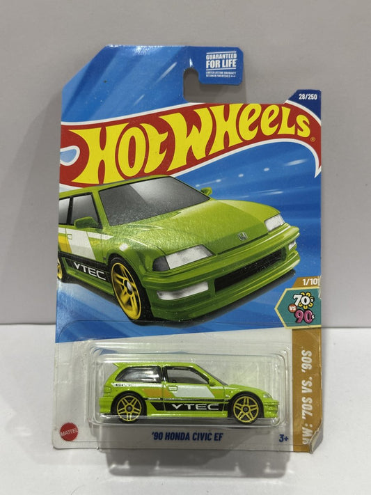 Hot Wheels '90 Honda Civic EF - HW 70s vs 90s 28/250