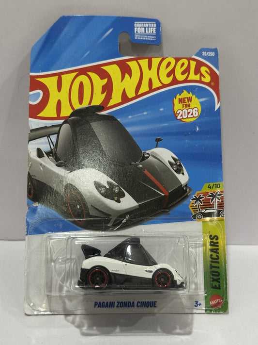 Hot Wheels Pagani Zonda Cinque - Exoticars (New 2026) 28/250