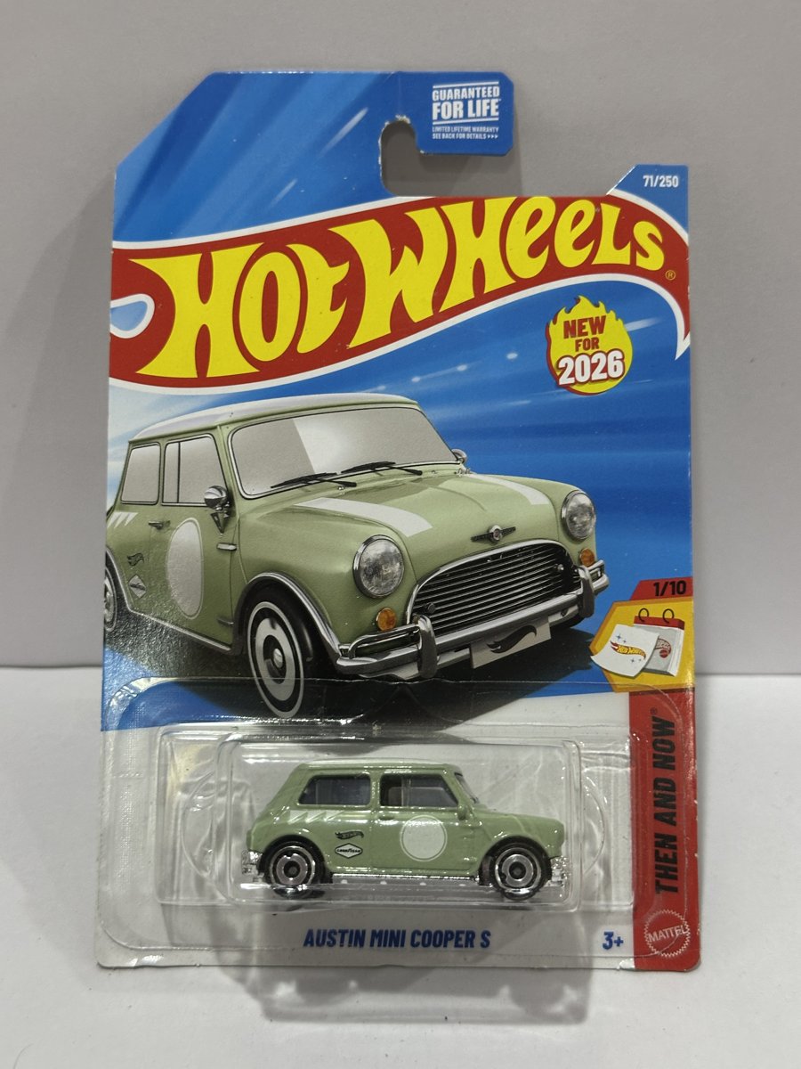 Hot Wheels Austin Mini Cooper S - Then and Now (New 2026) 71/250
