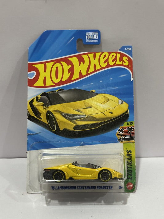Hot Wheels '16 Lamborghini Centenario Roadster - Exoticars 2/250