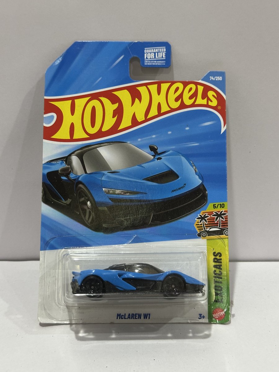 Hot Wheels McLaren W1 - Blue - Exoticars 74/250