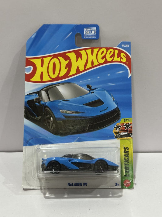 Hot Wheels McLaren W1 - Blue - Exoticars 74/250