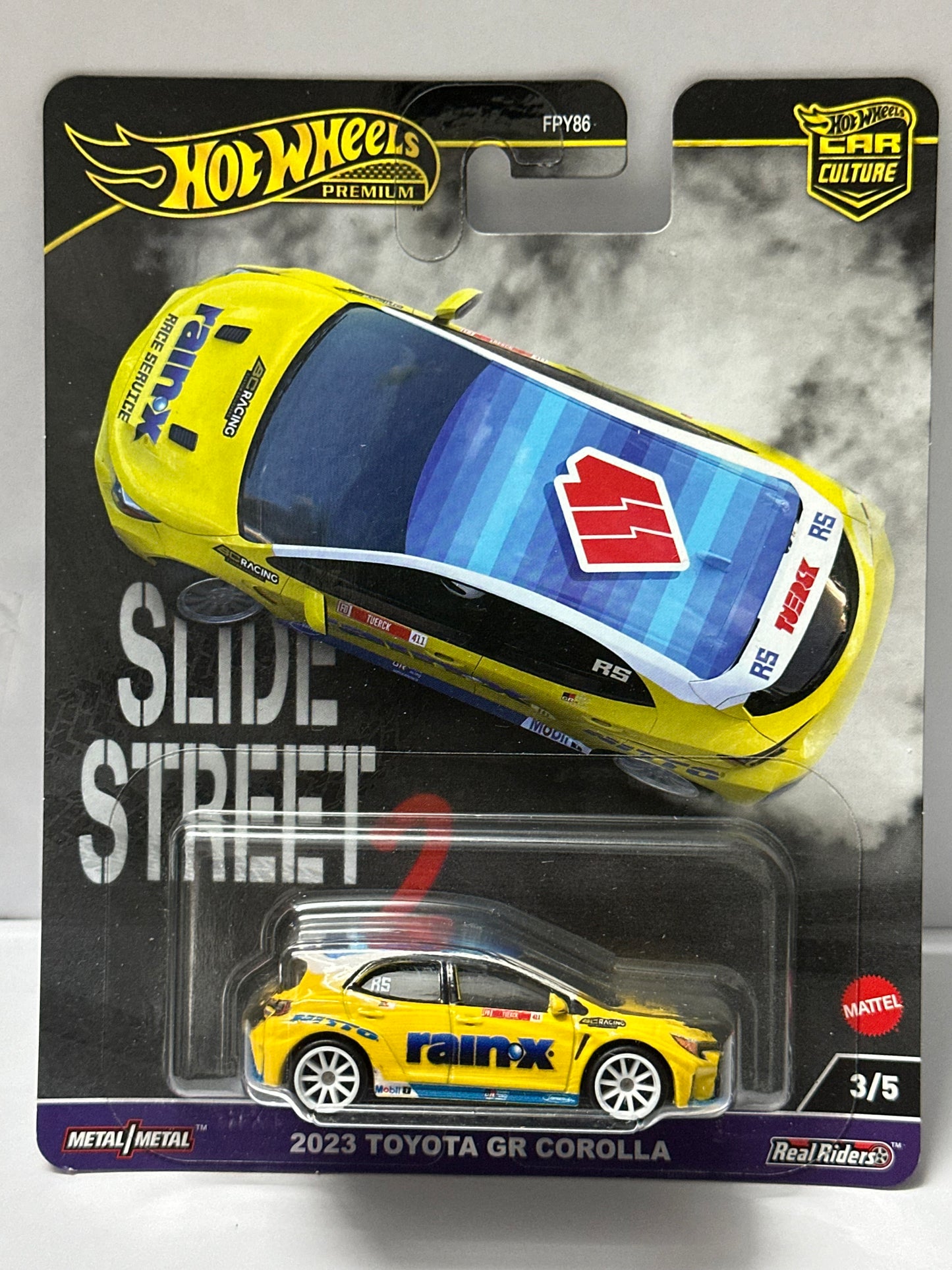 Hot Wheels Car Culture Slide Street 2023 TOYOTA GR COROLLA
