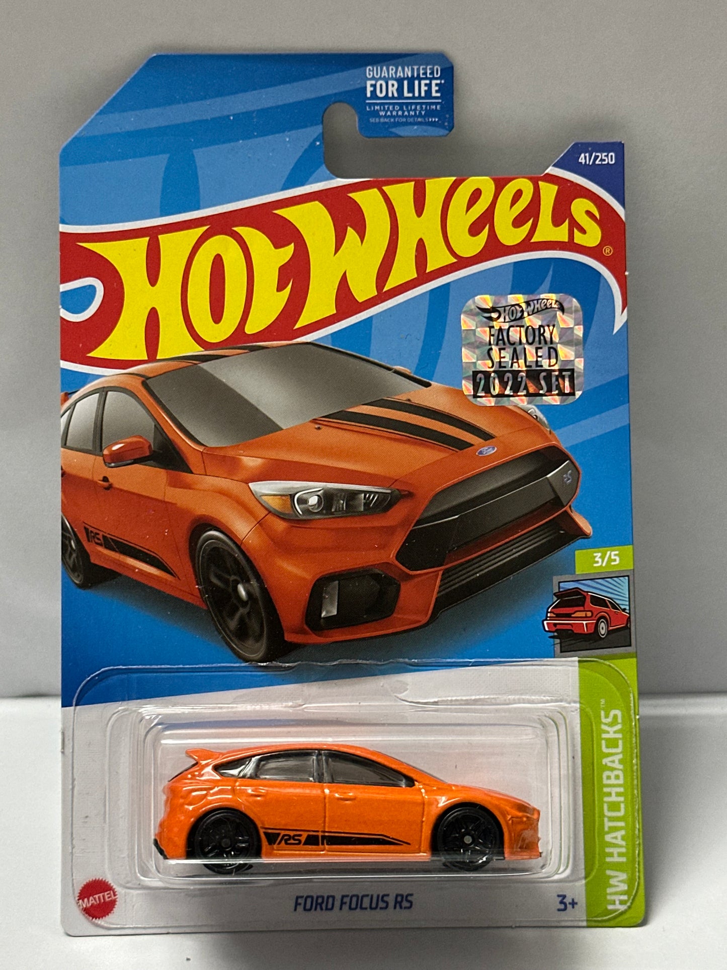 Hot Wheels Ford Fucus RS (factory Sealed) - 1:64 Diecast Car