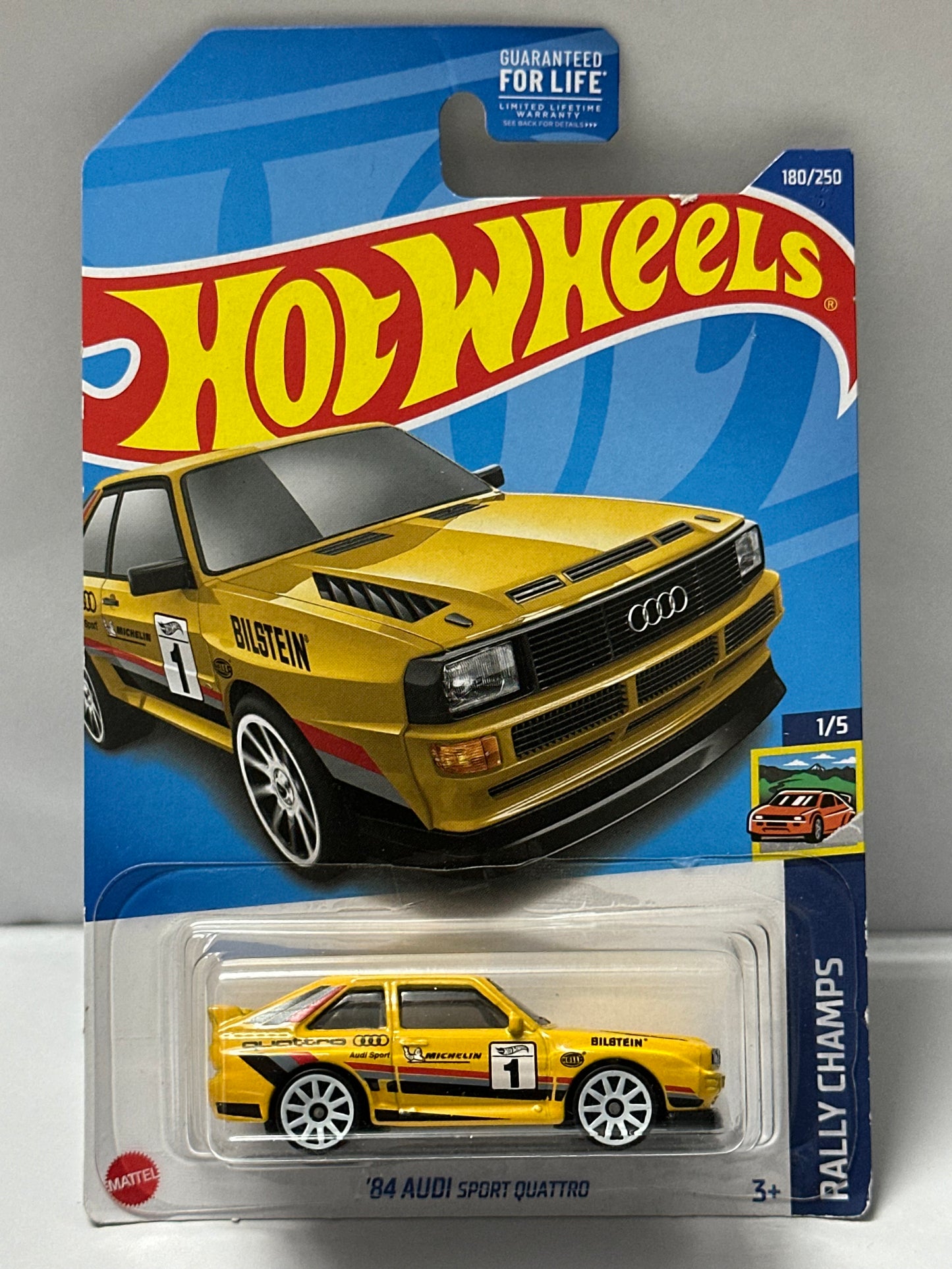 Hot Wheels '84 Audi Sport Quattro - 1:64 Diecast Car