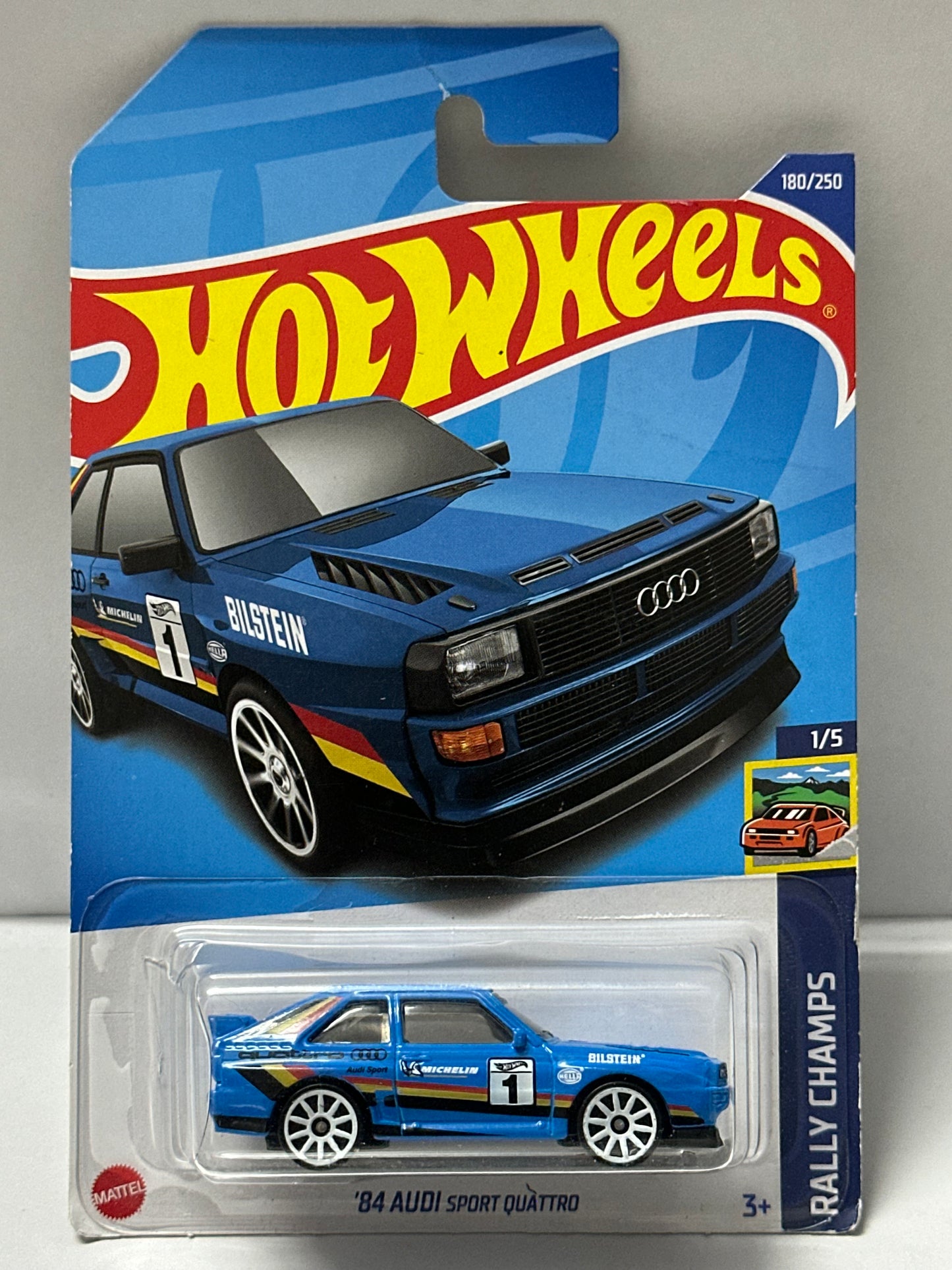 Hot Wheels '84 Audi Sport Quattro - 1:64 Diecast Car
