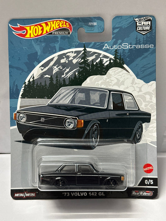 HOT WHEELS PREMIUM AUTO STRASSE '73 VOLVO 142 GL 0/5 WITH PROTECTOR (CHASE CAR)