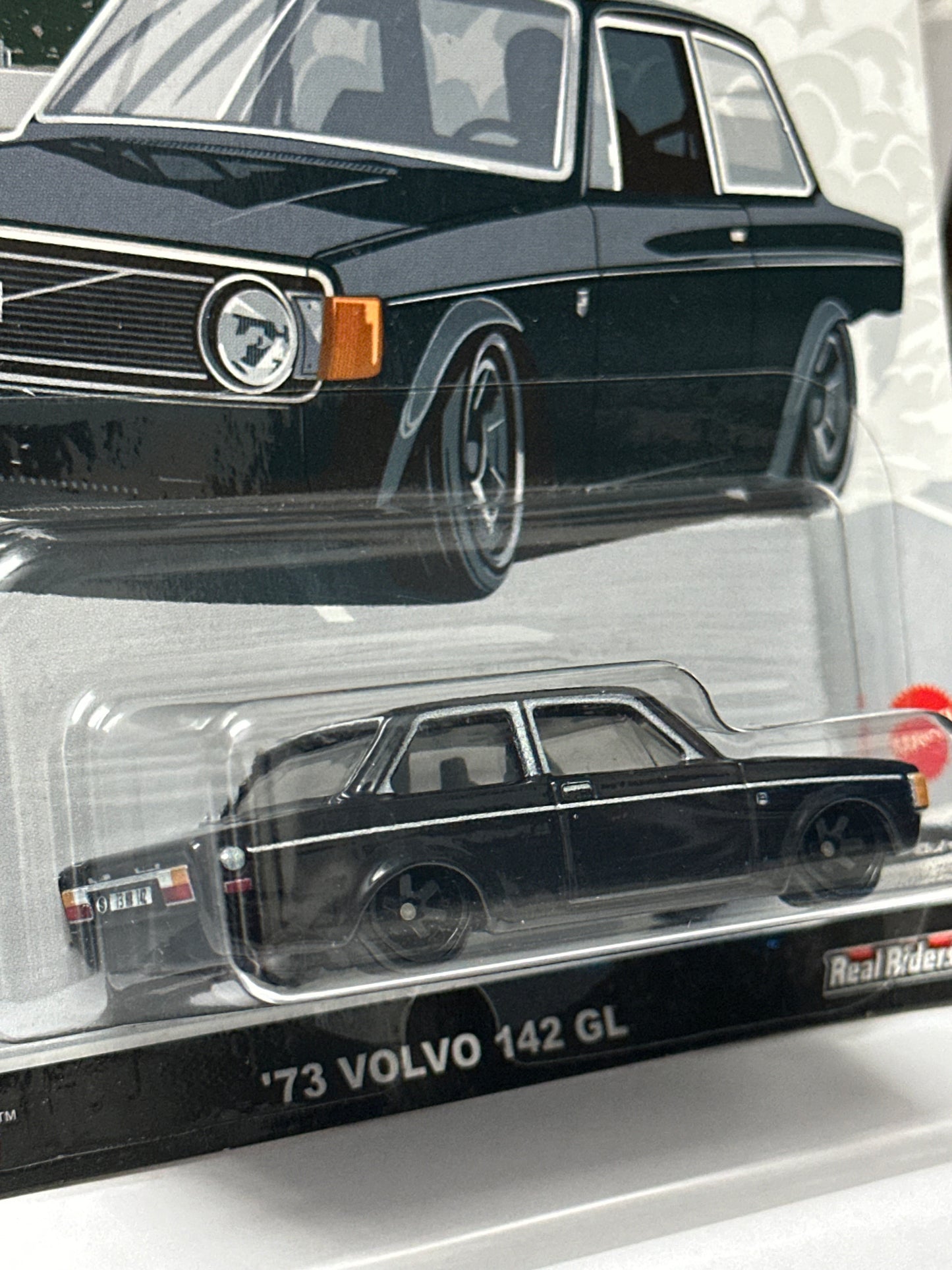 HOT WHEELS PREMIUM AUTO STRASSE '73 VOLVO 142 GL 0/5 WITH PROTECTOR (CHASE CAR)