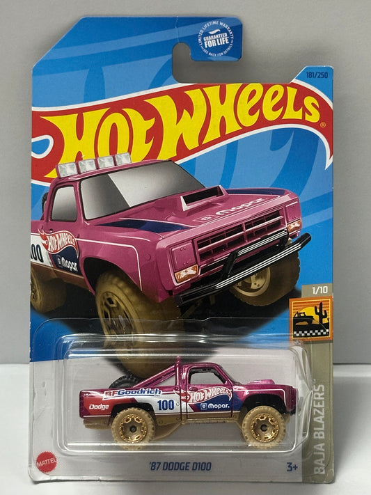 HOT WHEELS '87 DODGE D100
