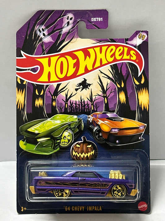 Hot Wheels Halloween '64 Chevu Impala - 1:64 Diecast Car