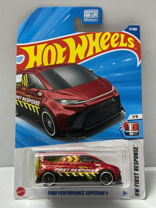HOT WHEELS TREASURE HUNT FORD PERFORMANCE SUPERVAN 4