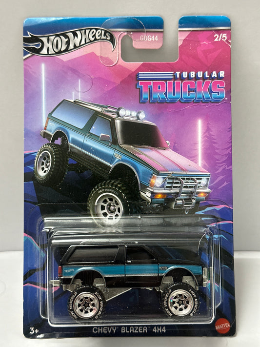Hot Wheels Tubular Trucks Chevy Blazer 4X4 - 1:64 Diecast Car