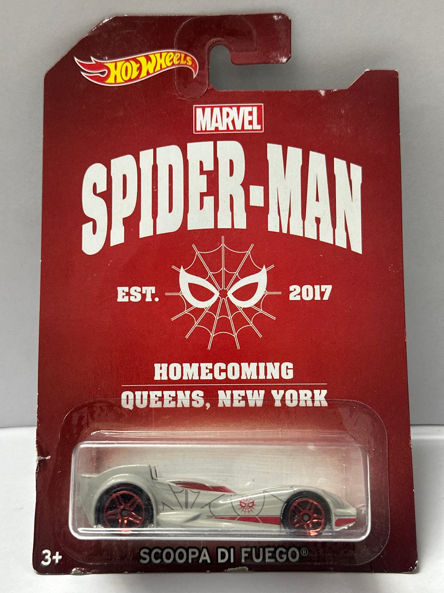 Hot Wheels Spider Man Scoopa Di Fuego - 1:64 Diecast Car