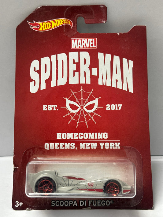 Hot Wheels Spider Man Scoopa Di Fuego - 1:64 Diecast Car