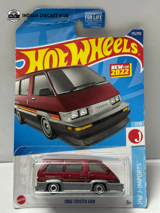 Hot Wheels 1986 Toyota Van – Retro Minivan | IndiaDiecastHub