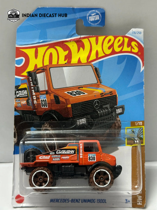 Hot Wheels Mercedes-Benz Unimog 1300L – Heavy Duty Truck | IndiaDiecastHub